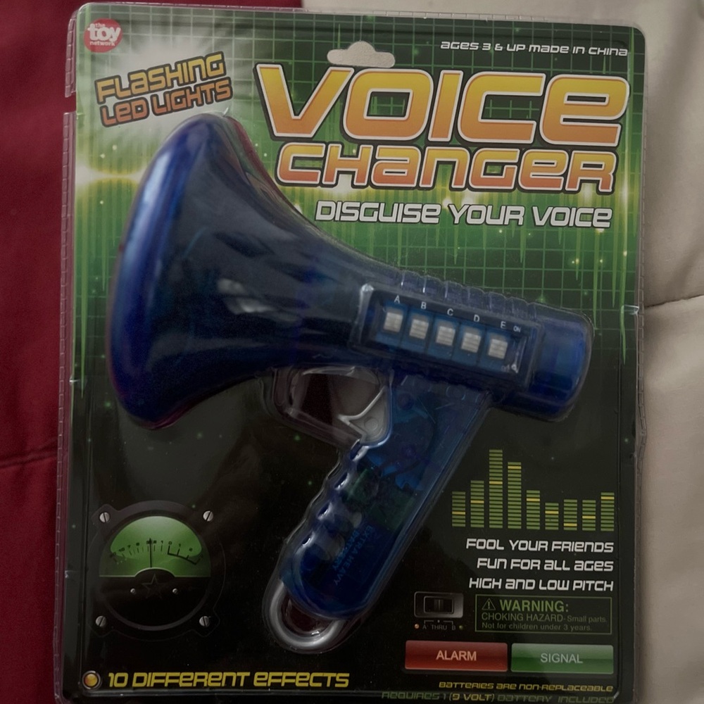 Voice Changer with LED Lights - Blue